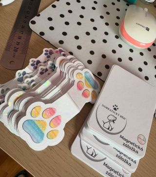 Obrovská objednávka 40 ks magnetických záložek je již u své majitelky 🤩🥳 Motiv na přání 🙂 #minidilna #ponana #homemade...